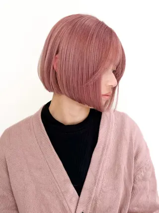 ショート 小顔ボブ jilblanカホのヘアスタイル