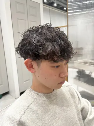 パーマ メンズ 🫧艶髪ボブ🫧 チカのヘアスタイル