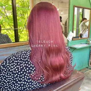カラー ゆさこのか ダブルカラー／縮毛のヘアスタイル