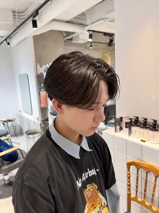 ミディアム パーマ メンズ メンズカットパーマ ✂️ JOYAのヘアスタイル