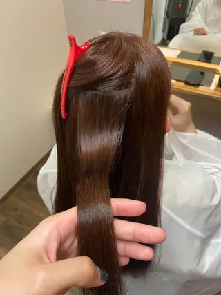 ロング おだ ももかのヘアスタイル