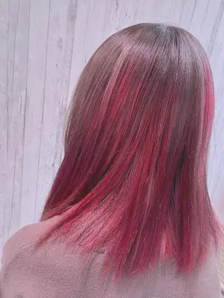 カラー ☁️ケアブリーチ￤ ウルフ￤Shioriのヘアスタイル