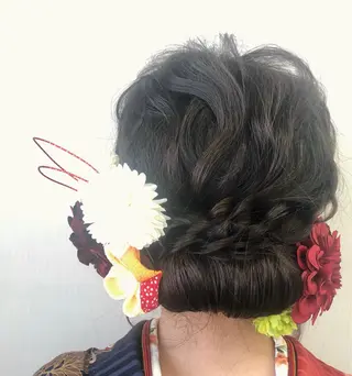 ヘアアレンジ 菊池 栄里奈のヘアスタイル