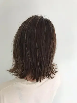 ミディアム カラー Rayt hair レイトヘアーのヘアスタイル
