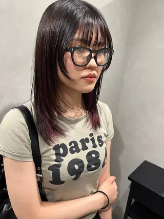 ミディアム Yurina 💖透明感カラー💖のヘアスタイル