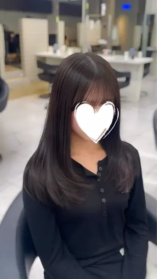 ロング 縮毛/ダブルカラー 🦋ベージュヘア🦋のヘアスタイル