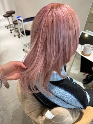 セミロング カラー 🌷花屋併設サロン 荘司まゆり🌷のヘアスタイル