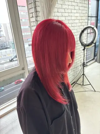 ミディアム カラー 元地雷系美容師🫶 RYUSEI🐈⬛のヘアスタイル