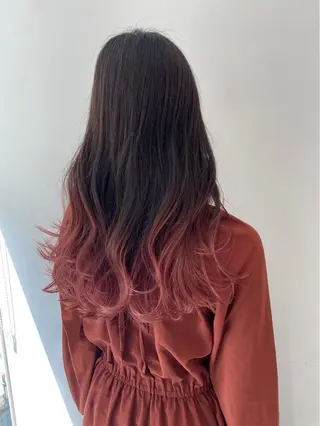 カラー ブリーチカラー 安田海音のヘアスタイル