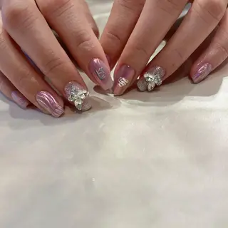 ネイル パラあり！フィルイン 美フォルムのネイルデザイン