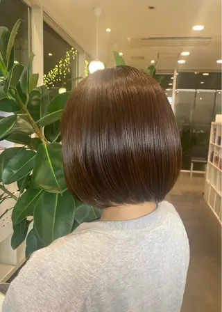 ショート カラー 🎧ayaka/ボブ /透明感カラー🩵のヘアスタイル