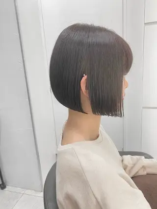 ショート カラー ボブ/レイヤー /植原健太のヘアスタイル