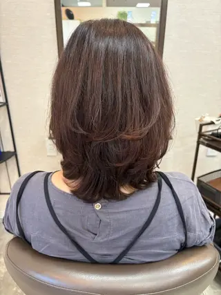 セミロング 野崎 由理/髪質改善のヘアスタイル