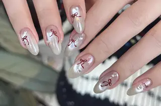 ネイル By moonネイル 🌷ワンホン/韓国風のネイルデザイン