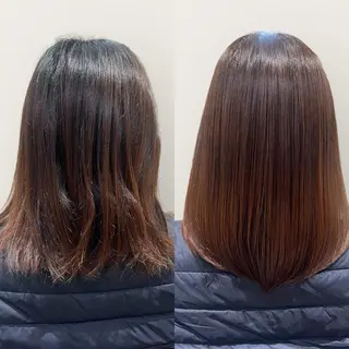 ミディアム 髪質改善メニュー 長井 美佐子のヘアスタイル