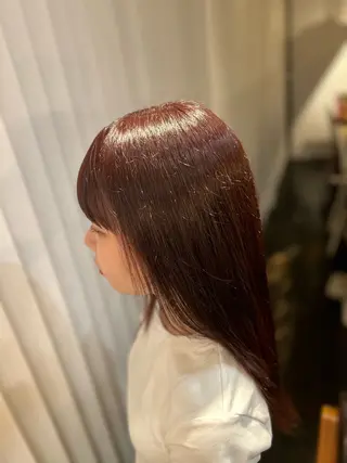 ロング カラー ボブレイヤー募集中 出島　凜平のヘアスタイル