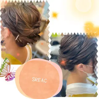 ロング ヘアアレンジ 菊地 あやかのヘアスタイル