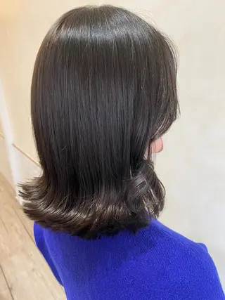 ミディアム カラー kanon♡ 暖色カラー‎🤍のヘアスタイル