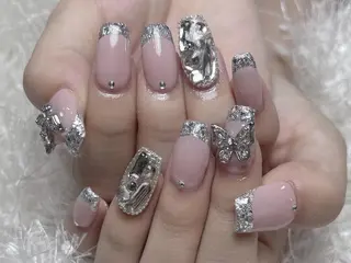 ネイル na🎀🎀na ちゅるちゅるのネイルデザイン