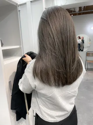 ロング verda所属・✨ブリーチなし透明感 池袋 水野のヘアスタイル