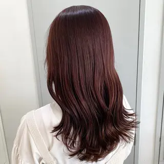 ロング カラー 烏丸/顔周りカット/ くびれヘア/奈実のヘアスタイル
