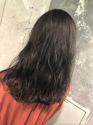 セミロング カラー ヘアアレンジ 美髪矯正/透明感カラ ー🫧YUUKI🫧のヘアスタイル