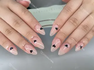 ネイル 神田 ココナッツのネイルデザイン