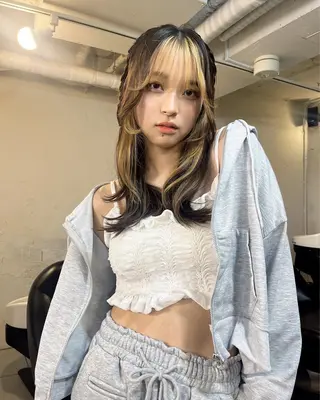 ロング カラー mizuho🐈⬛ 艶髪¦ダークトーンのヘアスタイル