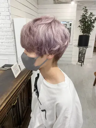 ショート カラー 札幌ブリーチカラー/ ダブルカラー/ドイのヘアスタイル