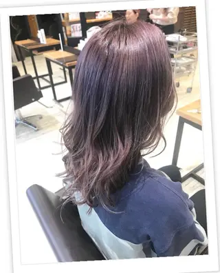 セミロング カラー パーマ ヘアアレンジ メンズ キッズ ネイル マツエク・マツパ EnBlesS西宮 マンツーマン神道有基のヘアスタイル