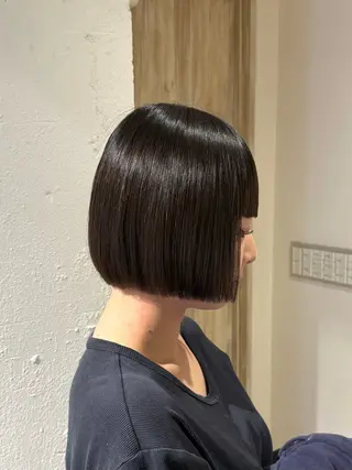 ショート 艶カラー/縮毛矯正/ アレンジ/akaneのヘアスタイル