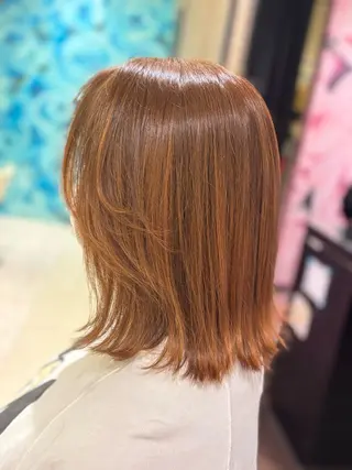 ミディアム 至福の時間を❤️ かめいまゆのヘアスタイル