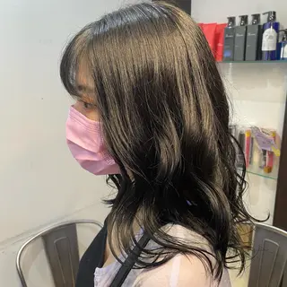 ロング カラー 酸スト/フェザー パーマ/三谷海斗のヘアスタイル