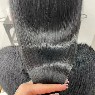 セミロング カラー パーマ ヘアアレンジ メンズ キッズ ネイル マツエク・マツパ アイブロウ mona/ ストレートスタイル✨のヘアスタイル