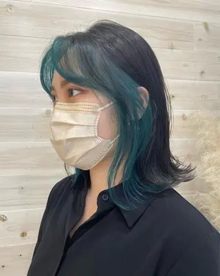 ミディアム カラー Seeknext // Rukaのヘアスタイル