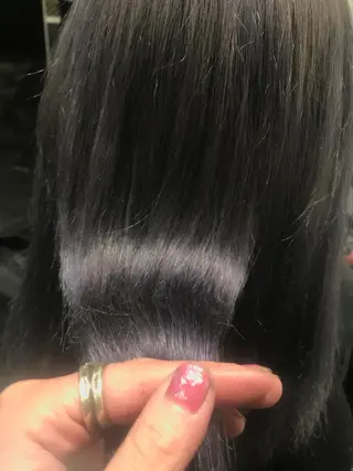 ミディアム サイレント美容師 アイリィのヘアスタイル