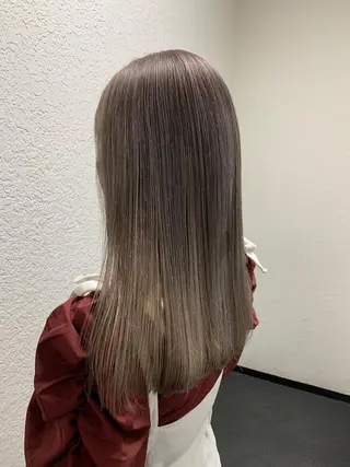 ミディアム カラー ヘアアレンジ 髪質改善カラー🦋 田村のヘアスタイル