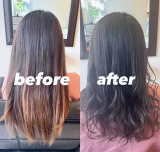 セミロング 松谷 茜のヘアスタイル