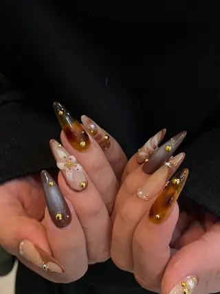 ネイル 渋谷ネイル🎀 y2k/海外ネイルのネイルデザイン