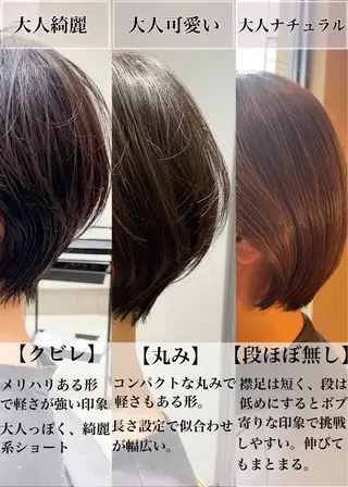 ショート くびれミディアム/似 合わせ/鎌倉/edAのヘアスタイル