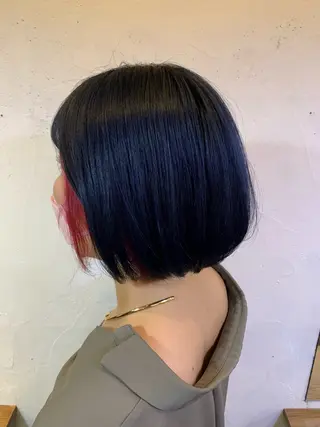 ミディアム カラー ユージ カラーモデル募集のヘアスタイル