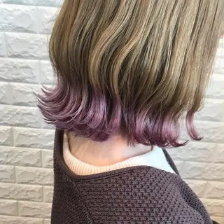 ミディアム カラー 烏丸韓国ヘア🇰🇷 ayaka🎀のヘアスタイル