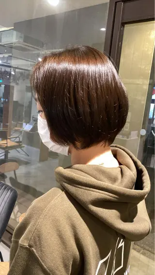ショート 各務原/カラー/ブリ ーチお任せください!のヘアスタイル