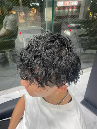 ショート パーマ メンズ 🍒KUMAGAI 🍒のヘアスタイル