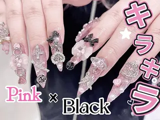 ネイル Shis_🦄shi 韓国風キラキラネイルのネイルデザイン