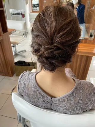 ヘアアレンジ ☪︎⋆ hair & eye yuka˚✩のマツエク・マツパデザイン