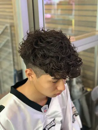 ショート カラー パーマ メンズ 🔥漢髪特化メンズ マネージャーYUKIのヘアスタイル