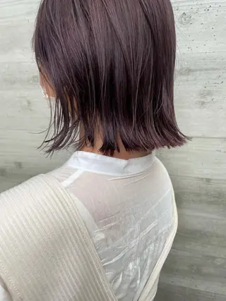ミディアム カラー パーマ ヘアアレンジ ネイル マツエク・マツパ Miku /ボブのヘアスタイル