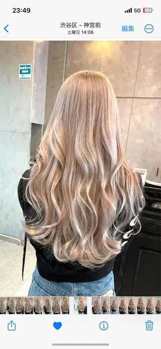 セミロング カラー ヘアアレンジ 🌹TikTok4万 フォロワー🌹AKIのヘアスタイル