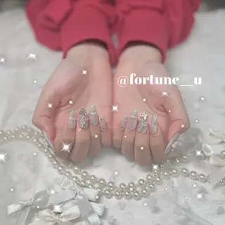 ネイル 💜5/4空✩.* Yuuna💜のネイルデザイン